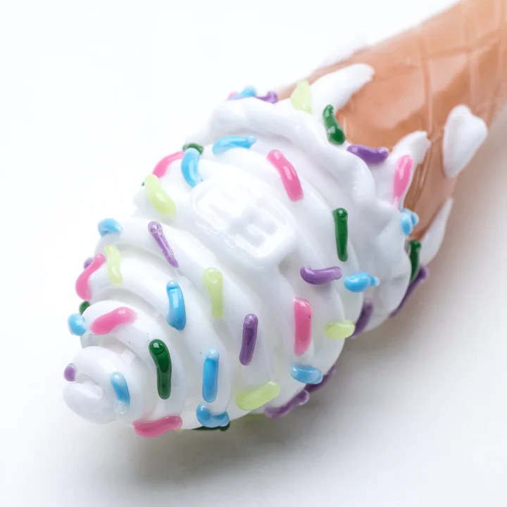 Empire Glassworks Ice Cream Cone Hand Pipe - Image 3
