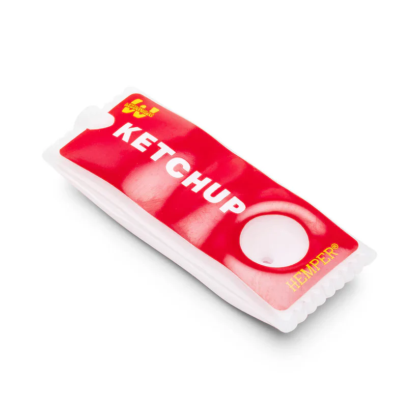 Hemper Weedonalds's Ketchup Packet Hand Pipe - Image 2