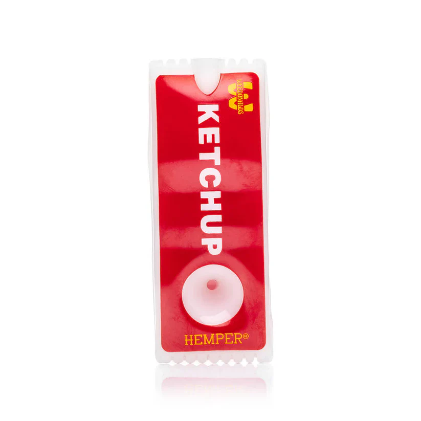Hemper Weedonalds's Ketchup Packet Hand Pipe - Image 6