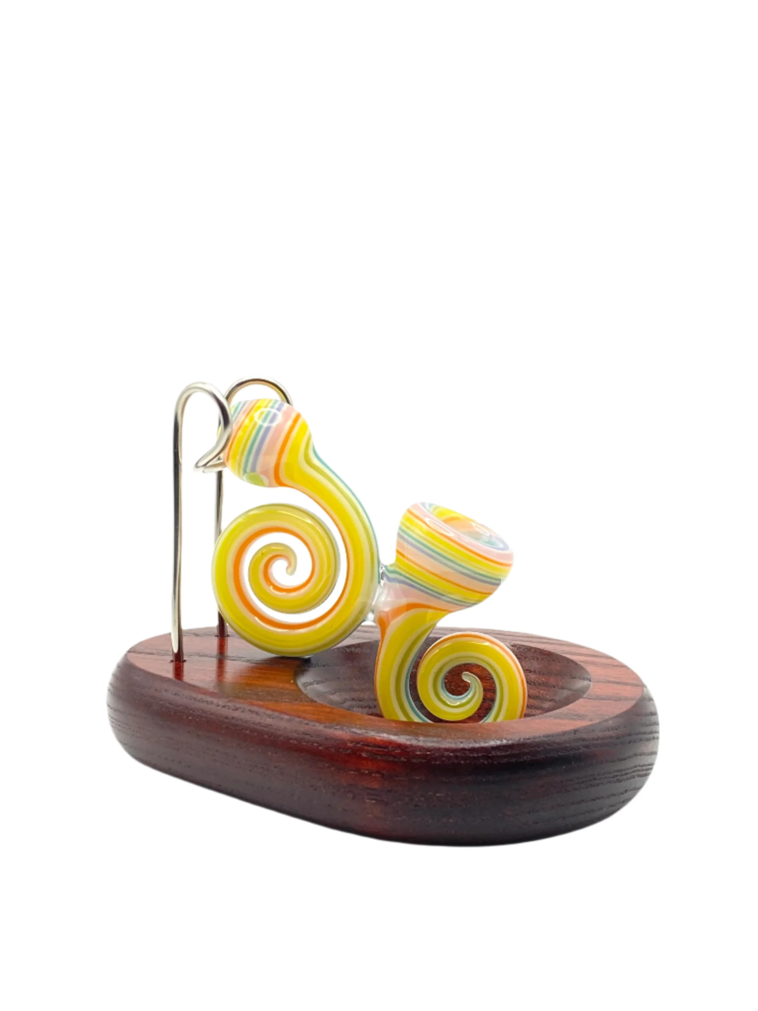 Jem Glass Curly Hand Pipe
