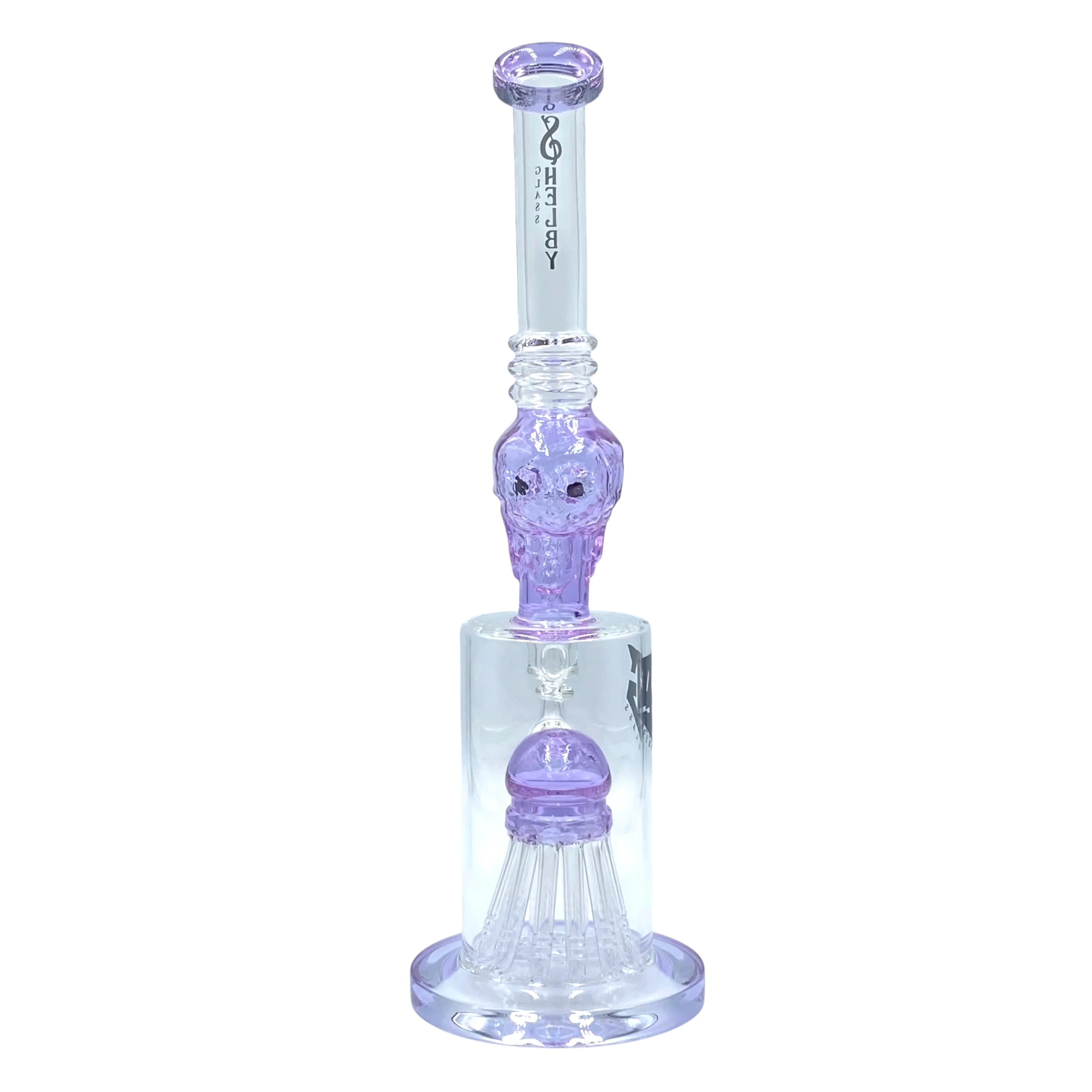 Shelby Glass Skull Bong 13" - Image 3