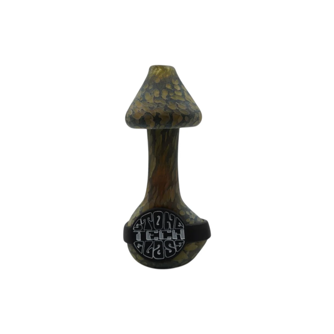 Stone Tech Glass Mushroom Hand Pipe - Image 3