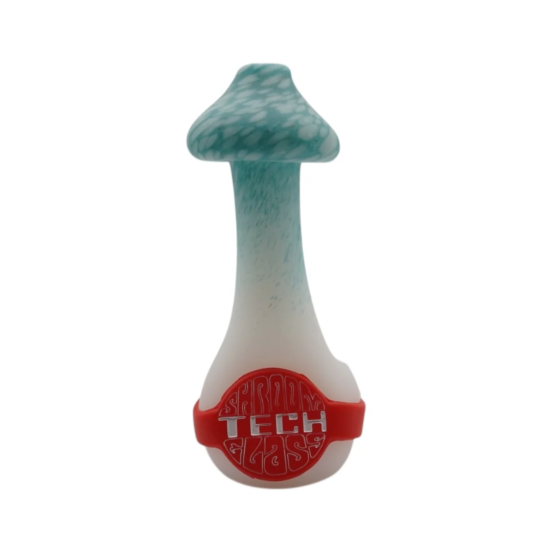 Stone Tech Glass Mushroom Hand Pipe - Image 3