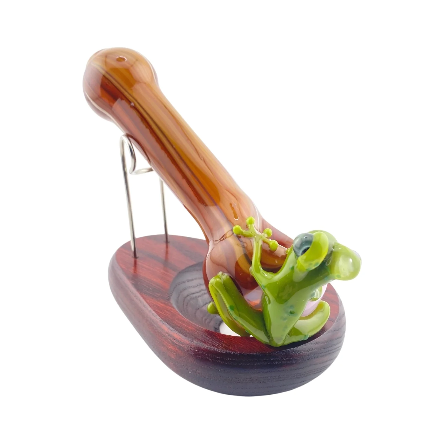 Stoney Chicken Winking Frog Hand Pipe