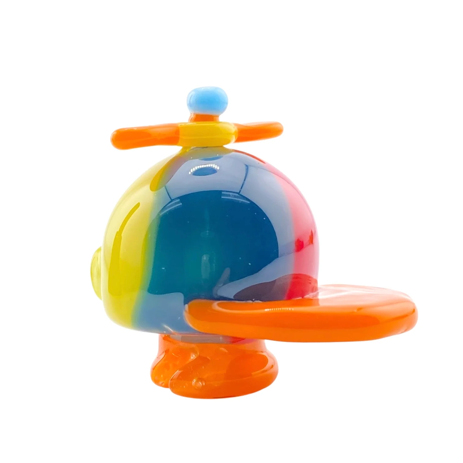 Waffle Glass Spinner Hat Pivot Mouthpiece - Image 3