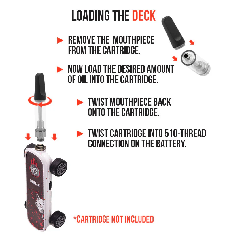 Wulf Deck 510 Variable Voltage Battery - Image 10
